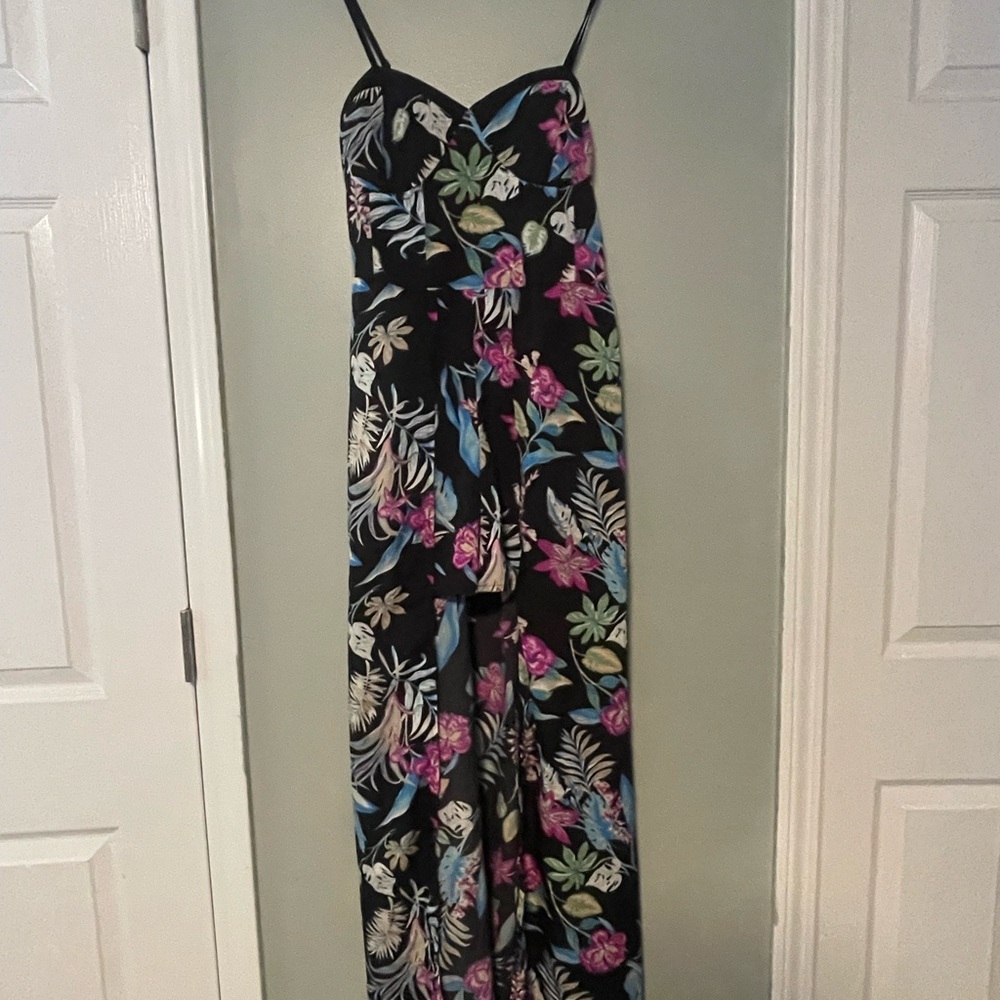 BND OF GYPSIES FLORAL ROMPER DRESS